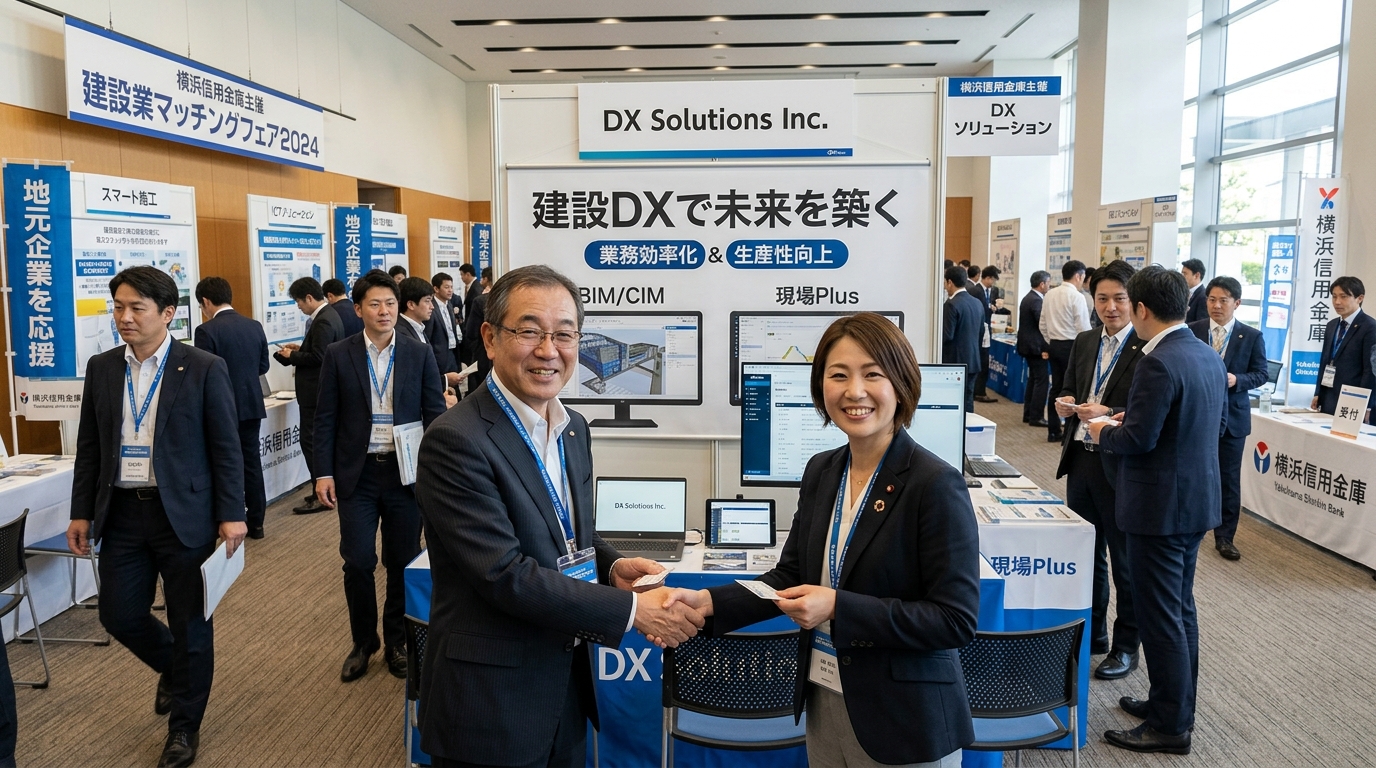 よこしん建設業商談会2026とビジネスマッチングイメージ
