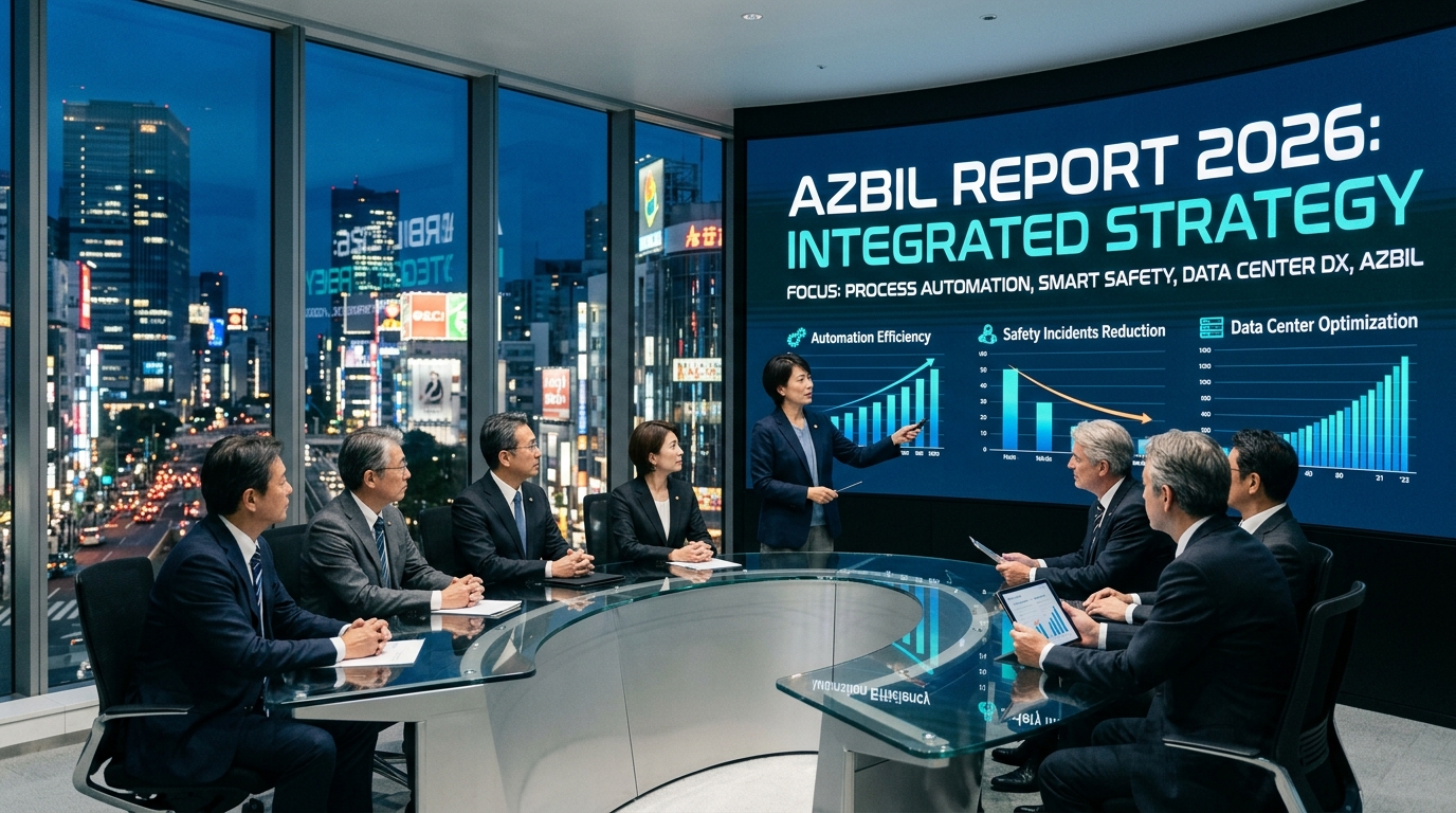 アズビル azbilレポート2026 経営戦略イメージ