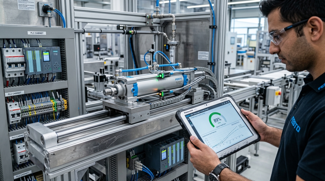 フエスト FESTO AX MIP エアシリンダー AI予兆保全 PLC 2026