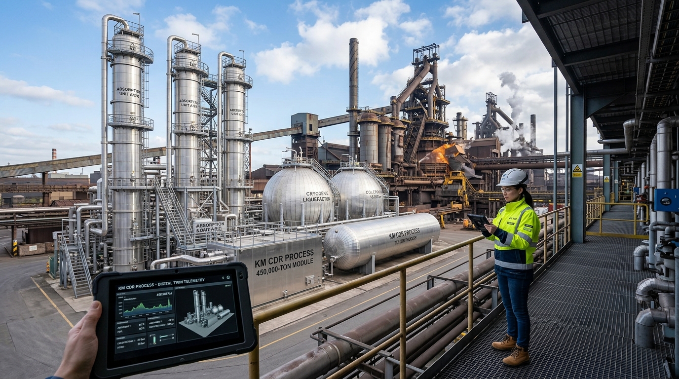 三菱重工業 KM CDR Process CO2回収 45万トン 標準モジュール 製鉄 化学 脱炭素