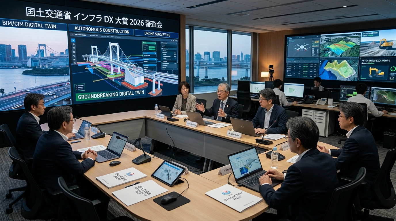国土交通省 令和8年度 インフラDX大賞 審査会 選考フェーズ i-Construction 10周年