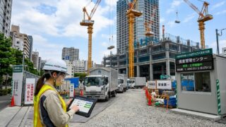 清水建設 建設物流DXシステム 現場搬入 車両入退場 揚重センター クラウド 2026