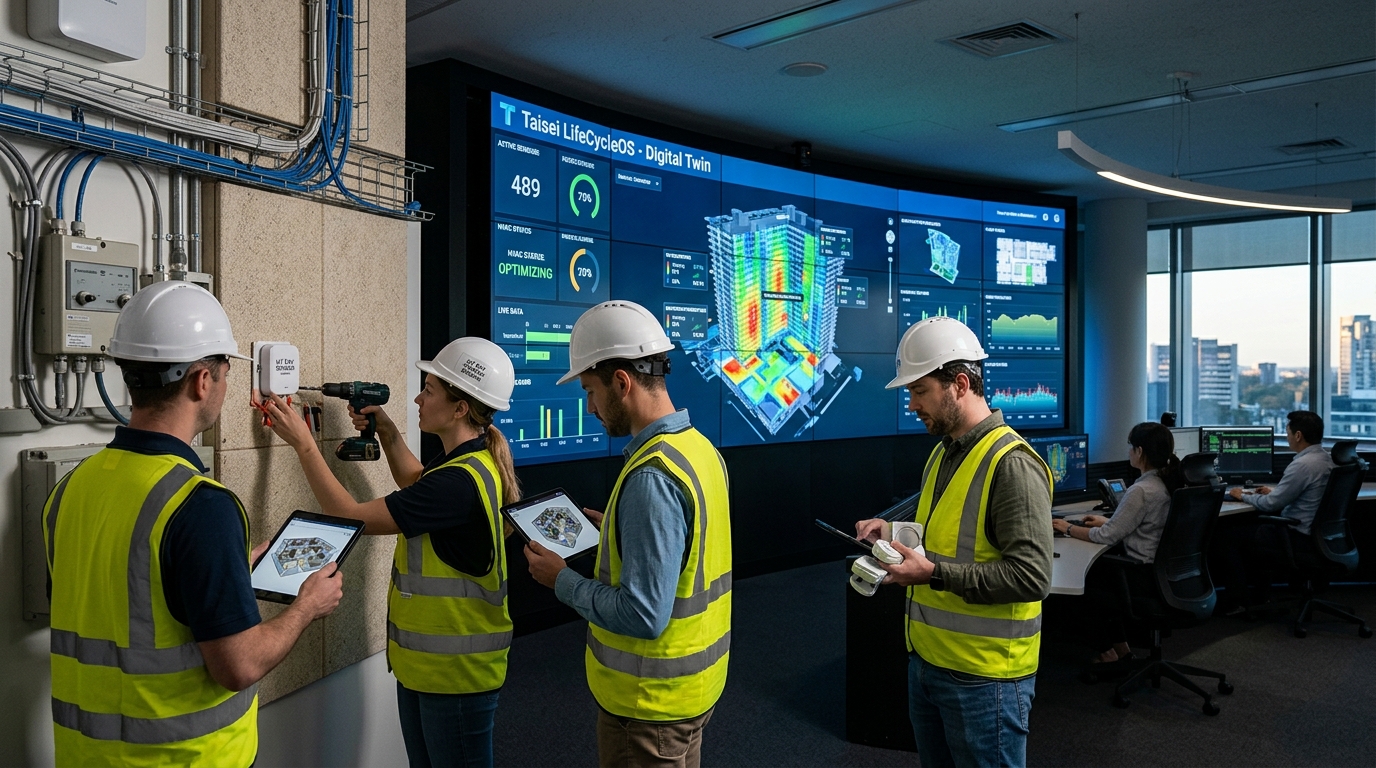 大成建設 LifeCycleOS obniz 後付けIoT スマートビル 920MHz無線 設備管理
