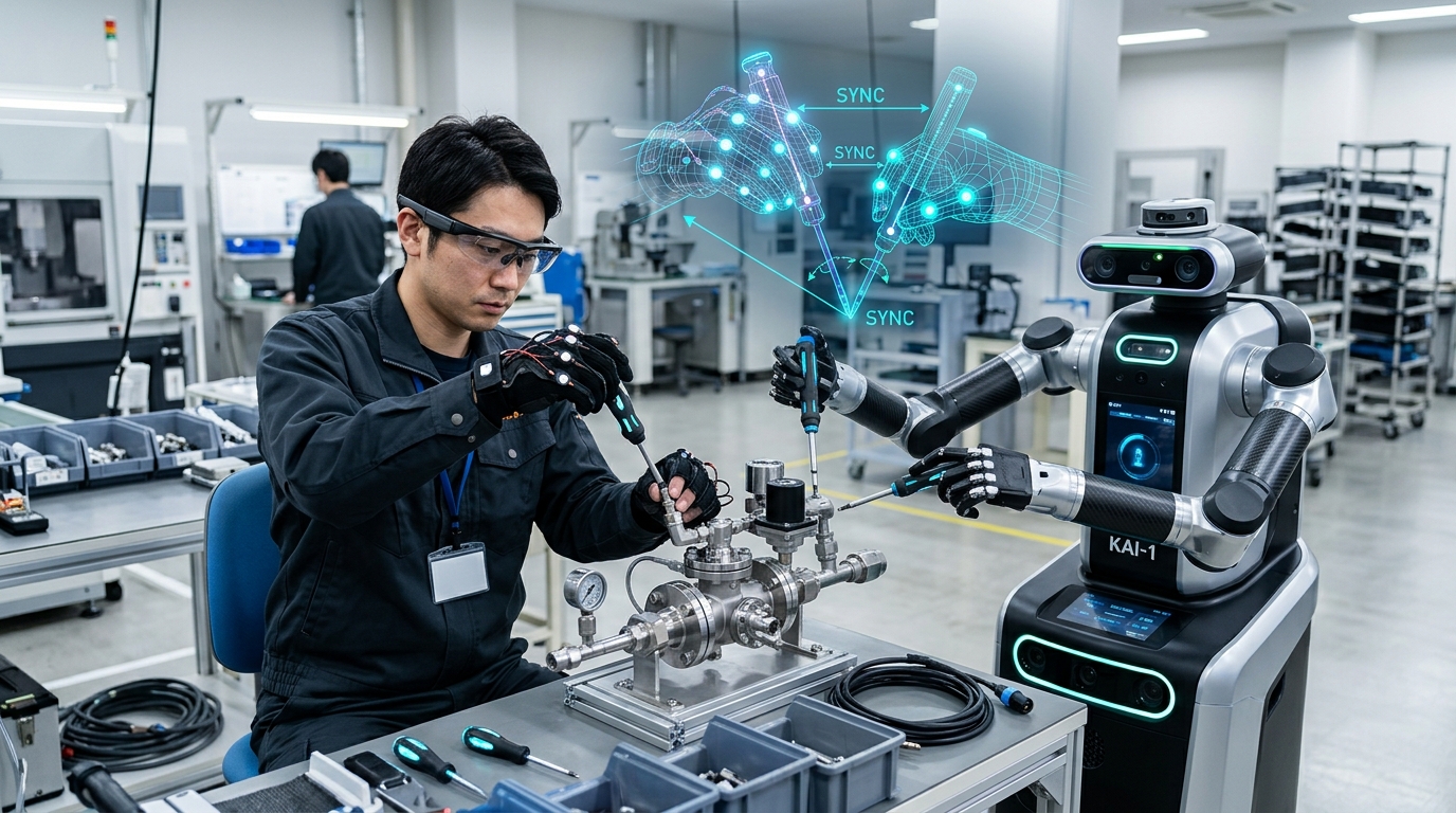 ugo Melt Interface ウェアラブル データグローブ ロボット 模倣学習 2026