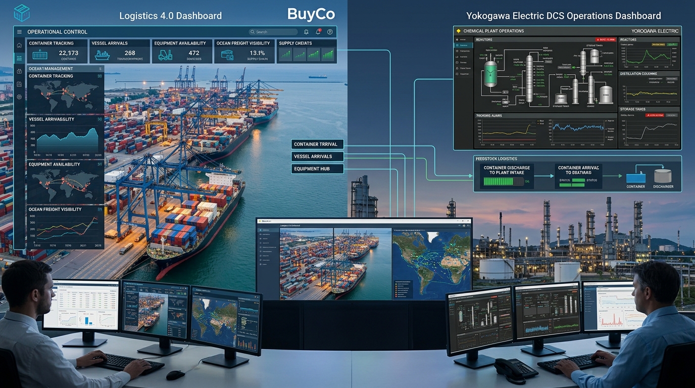 横河電機 BuyCo サプライチェーンDXイメージ